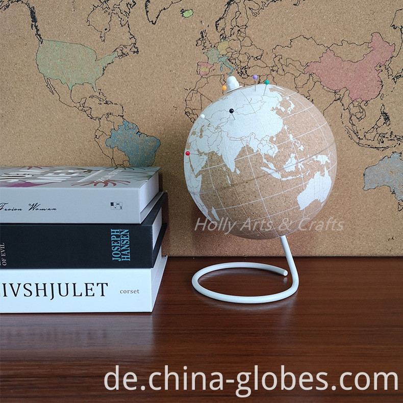 white cork globe